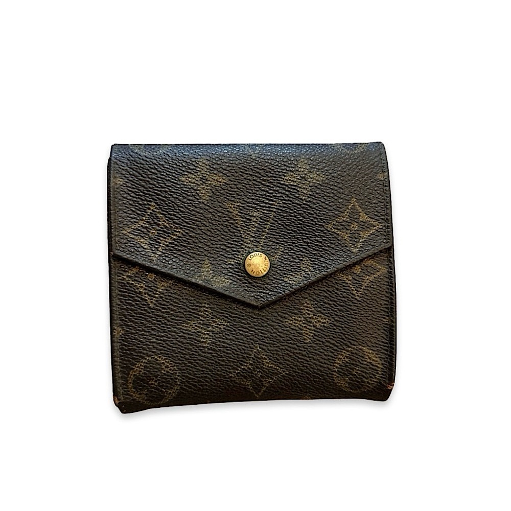 1990 LOUIS VUITTON Monogram Portefeuille Elise compact wallet